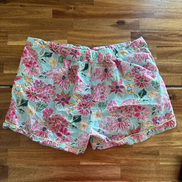 Crafted by Mahogany Pajama Shorts ONLY Womens M Floral Tropical Boho Sleepwear - Picture 11 of 11